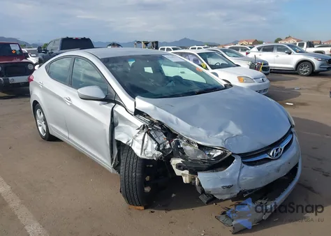 2013 Hyundai Elantra Gls из США, поврежденный, VIN 5NPDH4AE6DH320122